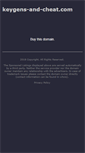 Mobile Screenshot of keygens-and-cheat.com